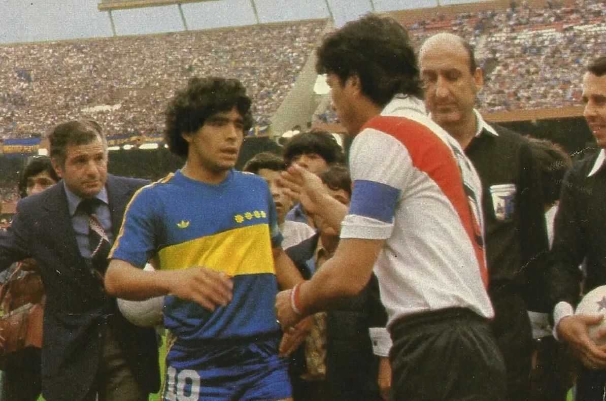 Maradona y Passarella.