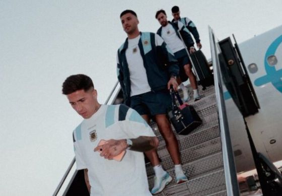 La selección argentina volvió a Kansas luego de pasar a cuartos de final