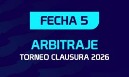 La quinta fecha del Clausura ya tiene arbitraje confirmado