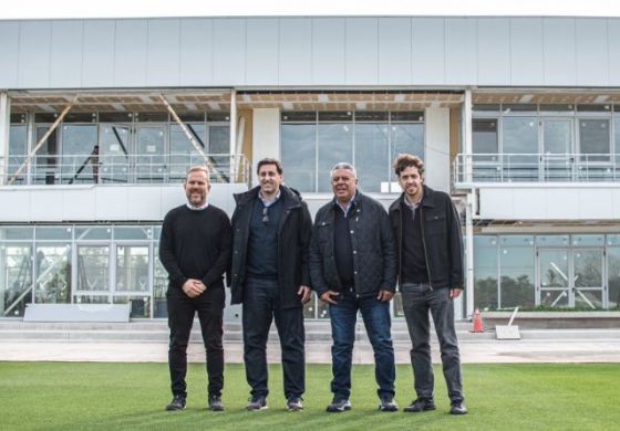 Racing: Tapia y Milito recorrieron el nuevo predio que cambia la estructura del club