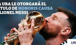 La UBA le otorgará el Doctorado Honoris Causa a Lionel Messi